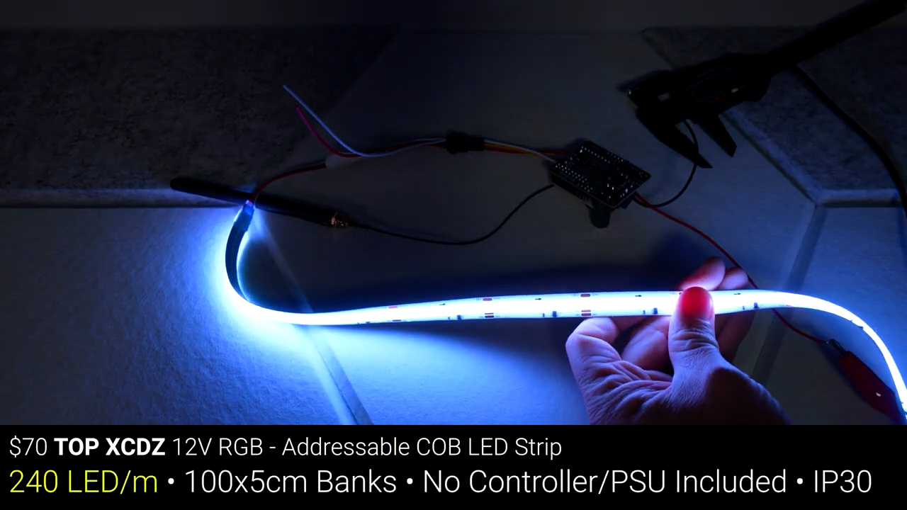 PAUTIX: Smart Addressable RGBIC COB LED Strip Lights  Super Bright  Chip-On-Board Lights! [REVIEW] 
